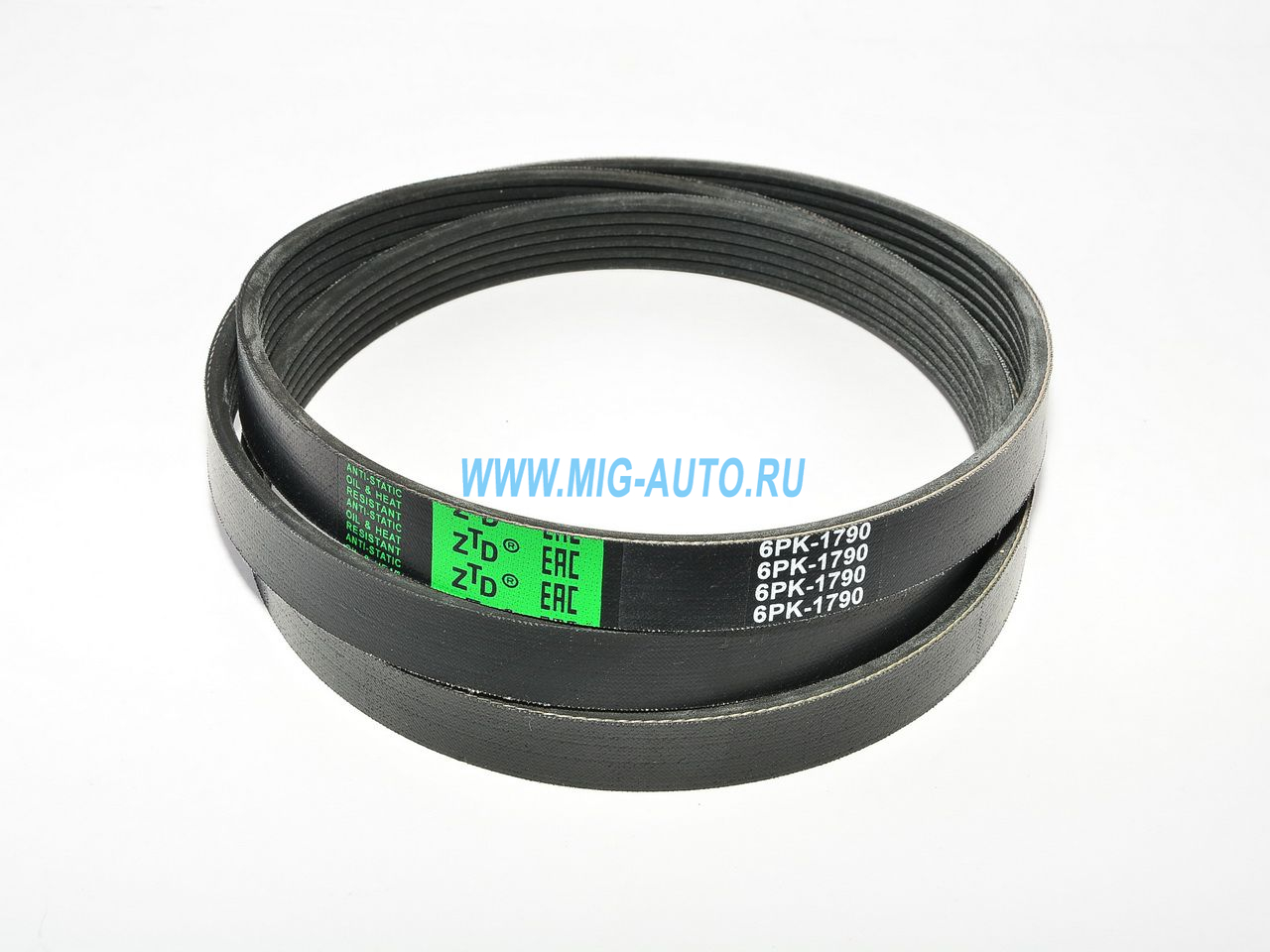 Ремень 1790 6РК генератора поликлиновой Евро КАМАЗ 6520 1790-6РК