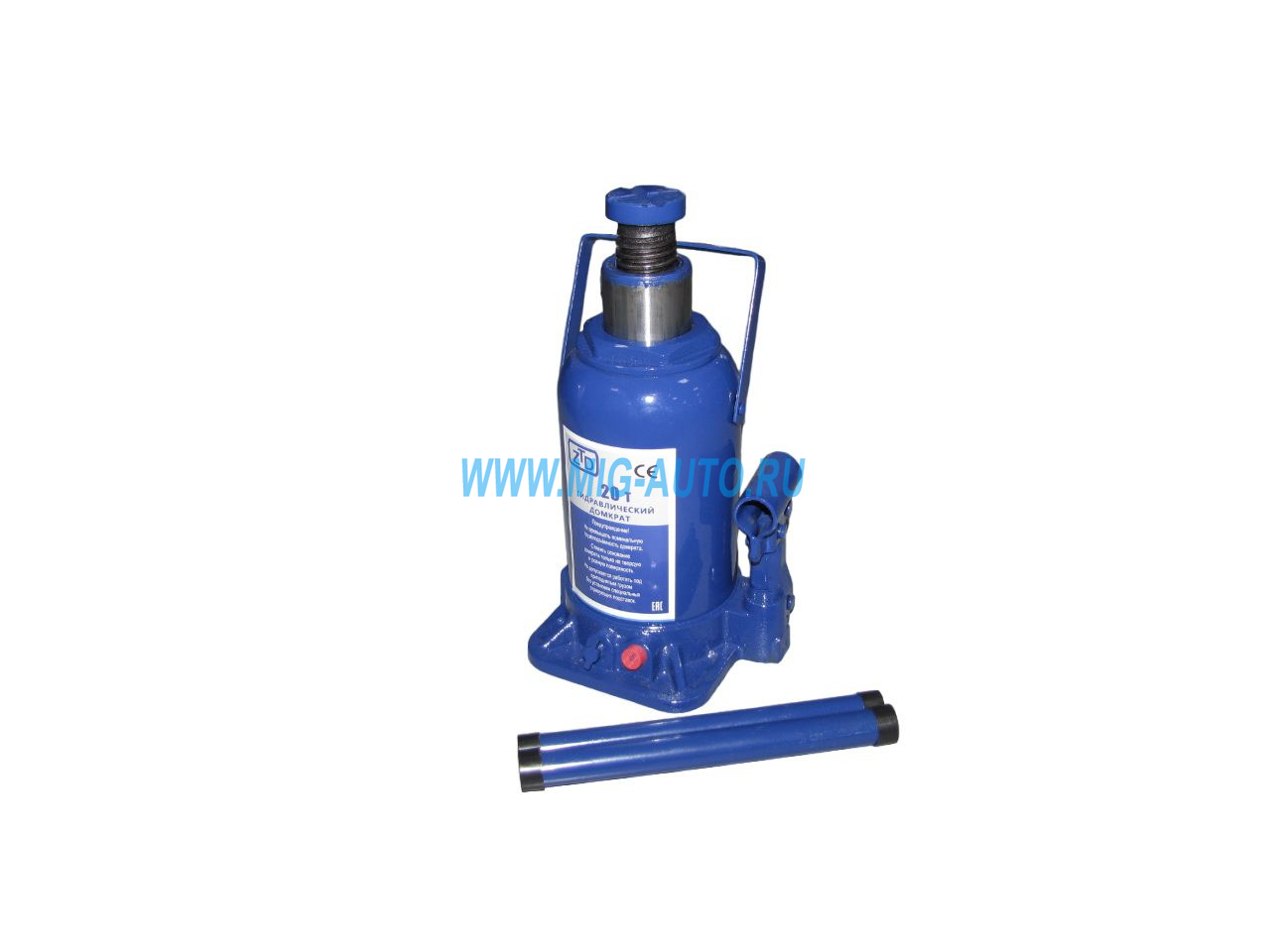 Домкрат 20 т. с клапаном безопасности / ZTD FS0220-02P