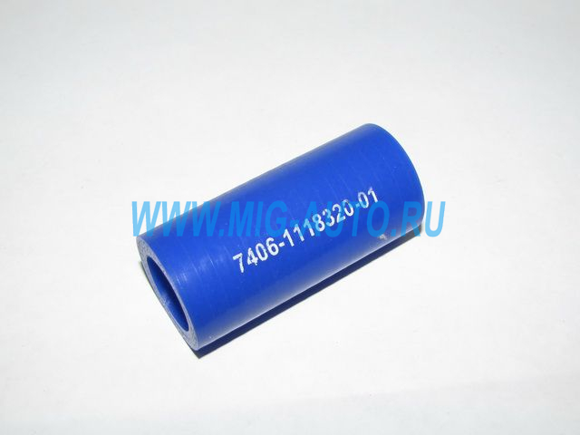 Патрубок ТКР (22х70) (синий силикон) 7406-1118320