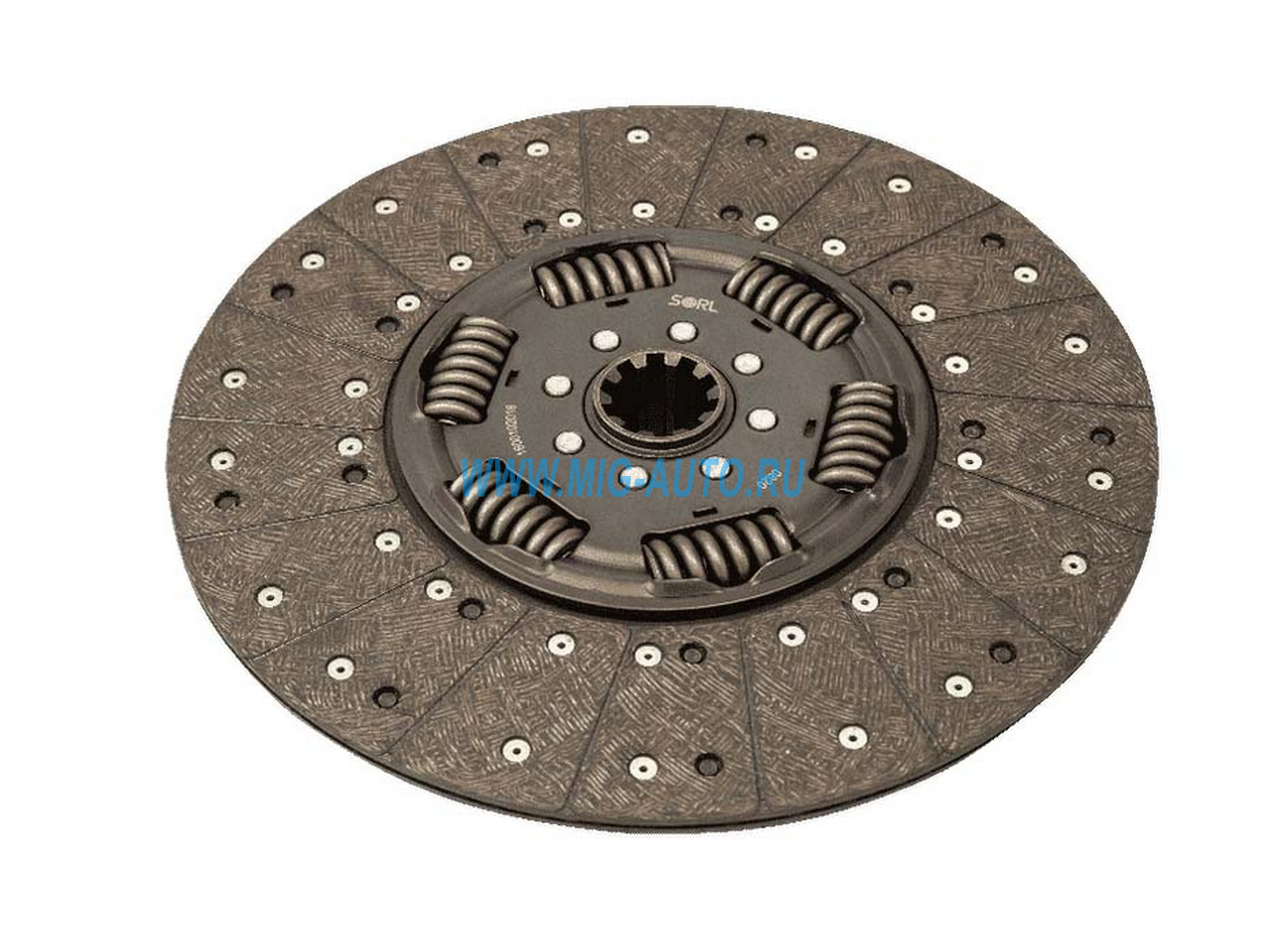 Диск сцепления ведомый 430WGTZ 2"-10N КАМАЗ 5490 AS Tronic, MAN, MERCEDES-BENZ (1878080037) SORL 1600102016