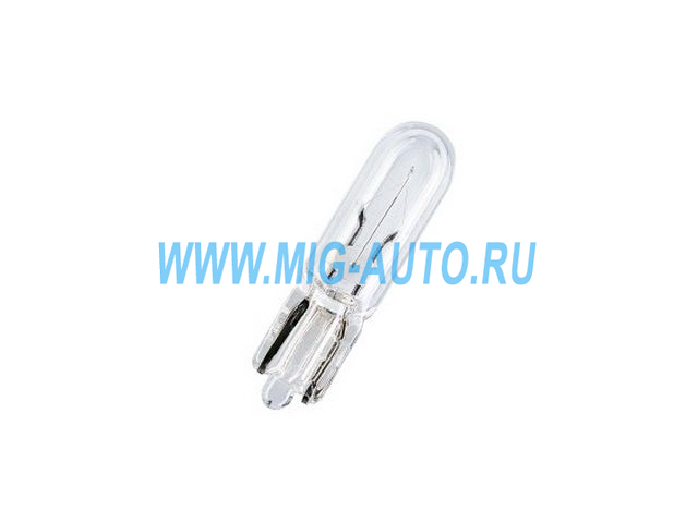 Лампа 24х1,2 без цоколя (на кнопку аварийки) W1.2W W2*4.6d 24V