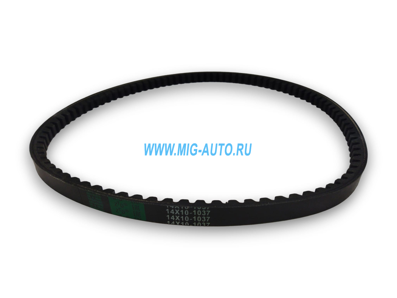 Ремень 1037 14х10 насоса Гура зубчатый  / ZTD 1037 14х10