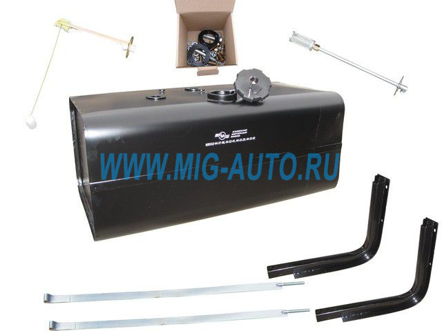 Бак топливный 170л. (400х490х950) в сб. крышка п/об, горл низ / КМЗ 4049-1101170-001сб