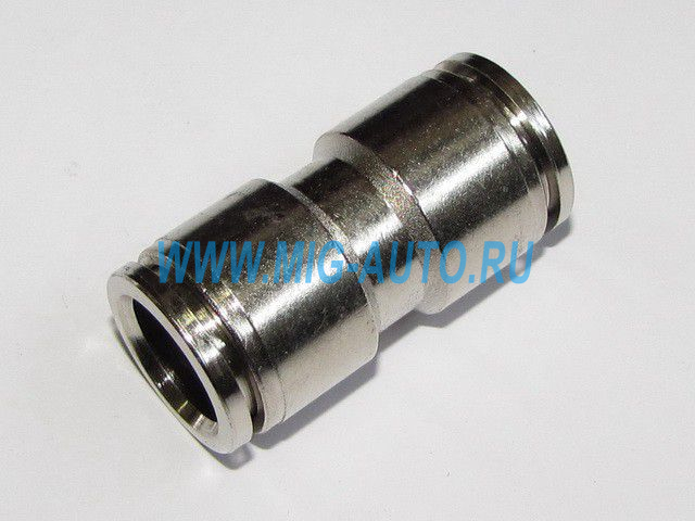 Фитинг соединительный для трубок Ф15 мм (прямой) МЕТАЛЛ -