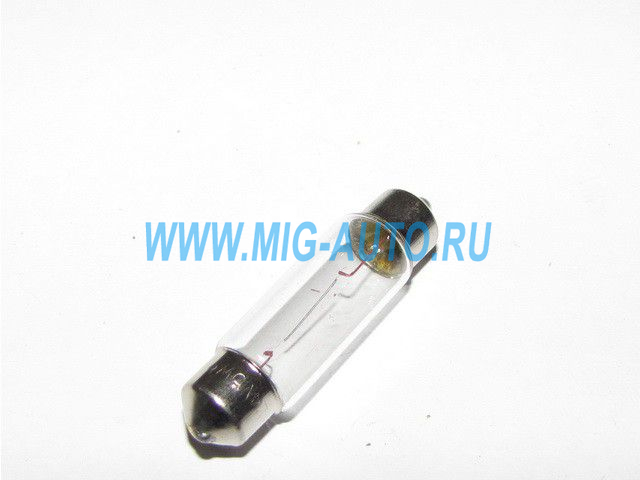 Лампа 24х5 АС плафон салона (2 цоколя) C5W SV8,5*8 АС 24V-5