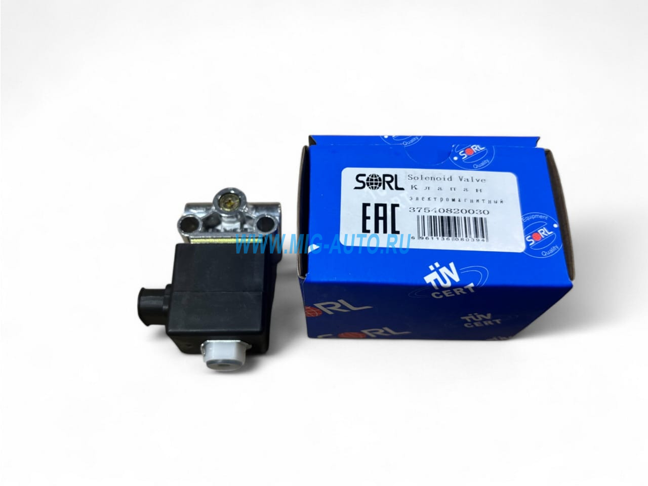 Клапан электромагнитный (ЭПК) КАМАЗ, МАЗ, УРАЛ (КЭМ-10) SORL 37540820030