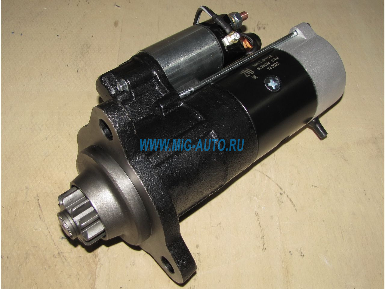 Стартер Евро-2,3 (24V, 8.5kW, 10z) (ан. 8902.3708, АZF 4554, 2502.3708-31, СТ142-10) / ZTD M9T.9102