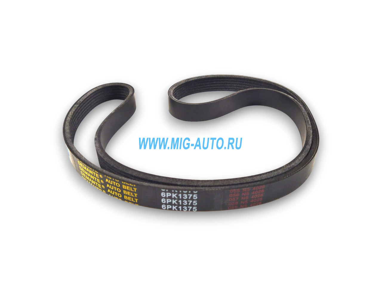 Ремень 6РК-1375 генератора HOWO T5G/ SITRAK МС11 082V96820-0251