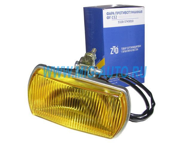 Фара противотуманная (желтая) ФГ152 /ZTD 5320-3743010