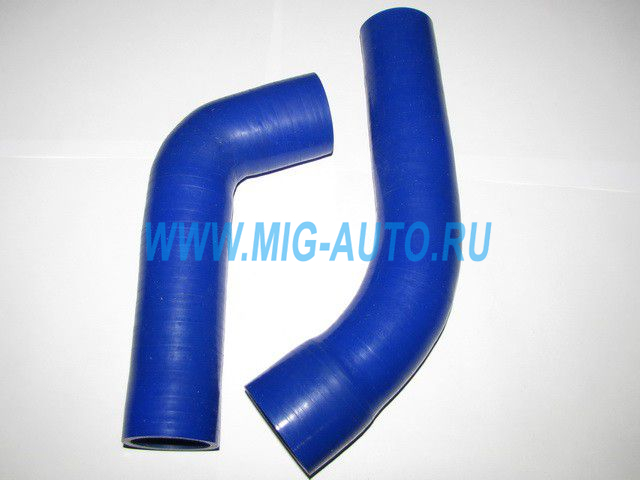 Патрубки радиатора (синий силикон) Евро 6520-1303010/026