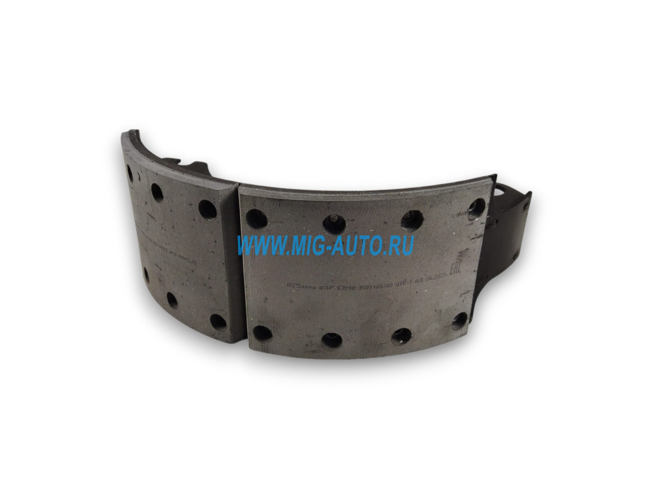 Колодка тормозная в сб. 53205 Евро (в коробке) / Завод АТИ 53205-3501090