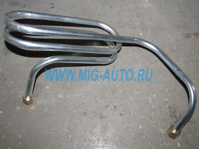 Трубка 1-но цилиндрового компрессора 53205 (СТАЛЬНАЯ) охладитель / змеевик / КМД 53205-3506180