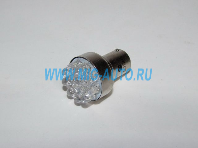 Лампа 24х21 (12-ти светодиодная) T25 BA15s 24V