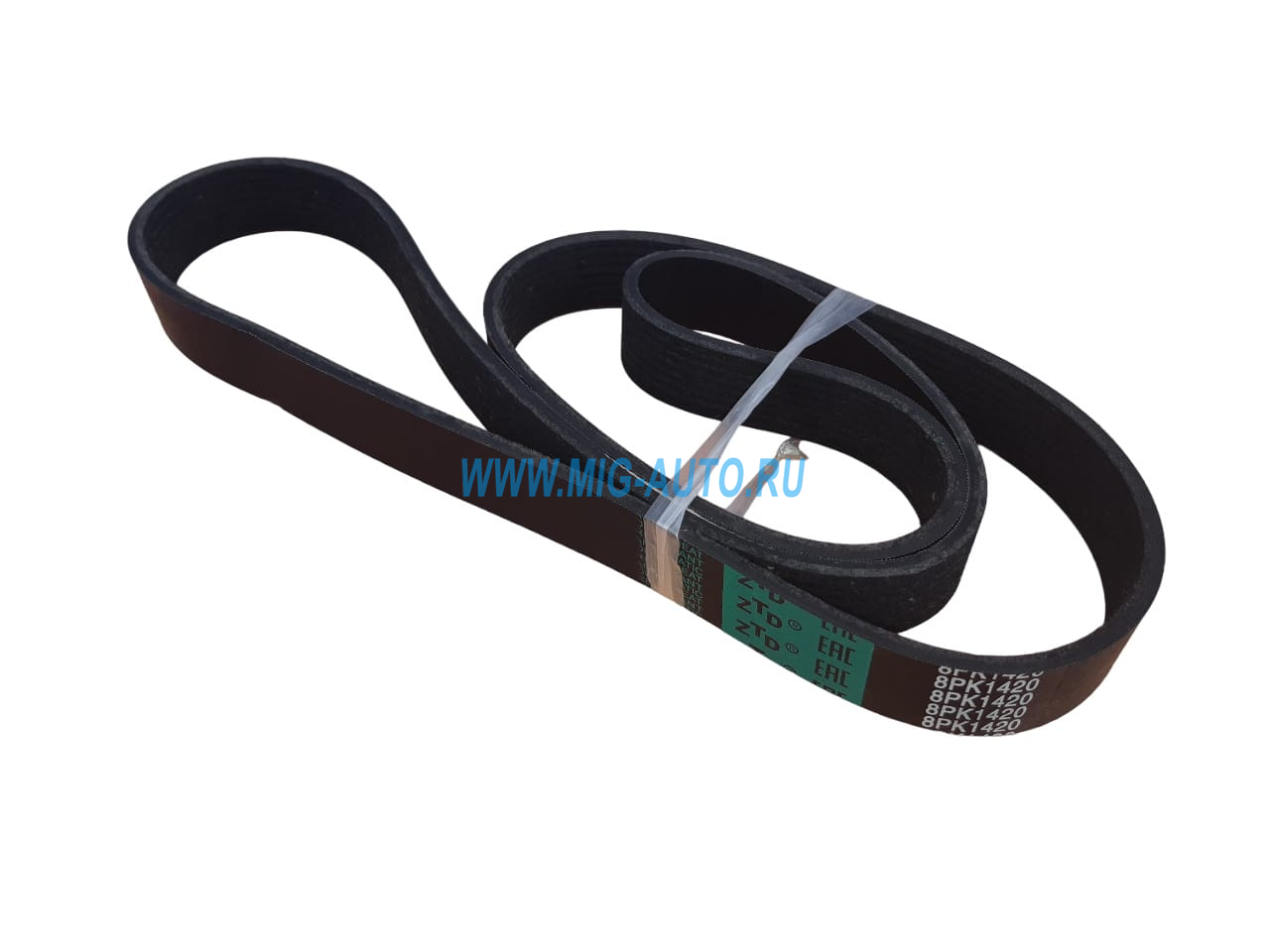 Ремень 8 РK 1420 на CUMMINS (КАМАЗ, ПАЗ) / ZTD 8РК-1420