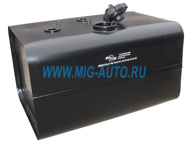 Бак топливный 125л. (400х490х710) голый крышка п/об, горл низ/ КМЗ 4049-1101125-001