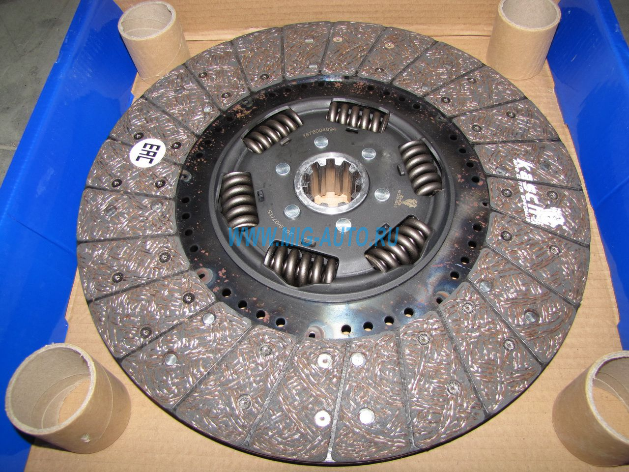 Диск сцепления ведомый (395мм) Камаз 4308 /TRUCKMARK 1878004094
