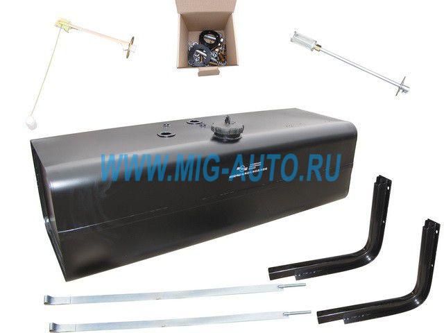 Бак топливный 250л. (400х490х1360) в сб. крышка п/об, горл низ / КМЗ 4049-1101250-001сб