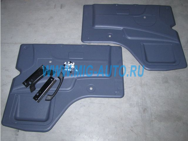 Накладка двери Евро пластик (с ручками) 54105-6101054/55