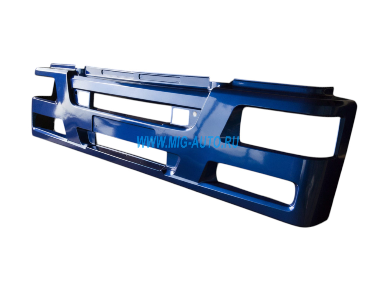 Облицовка буфера (рестайлинговая) широкая синяя 63501-8416015-50