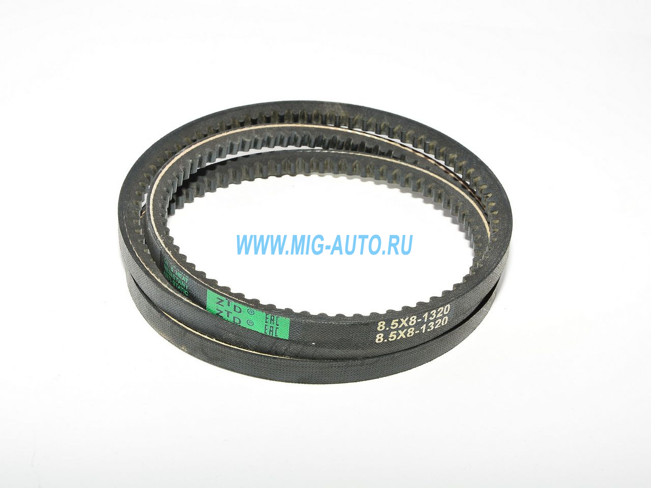 Ремень 1320 8,5х8 клиновой генератора (вентилятора) зубчатый КАМАЗ 65115, 5320, 43118, 4310, 43114, 5410, 5511, 53212. УРАЛ 4320, 5557, 43202 740-1307170