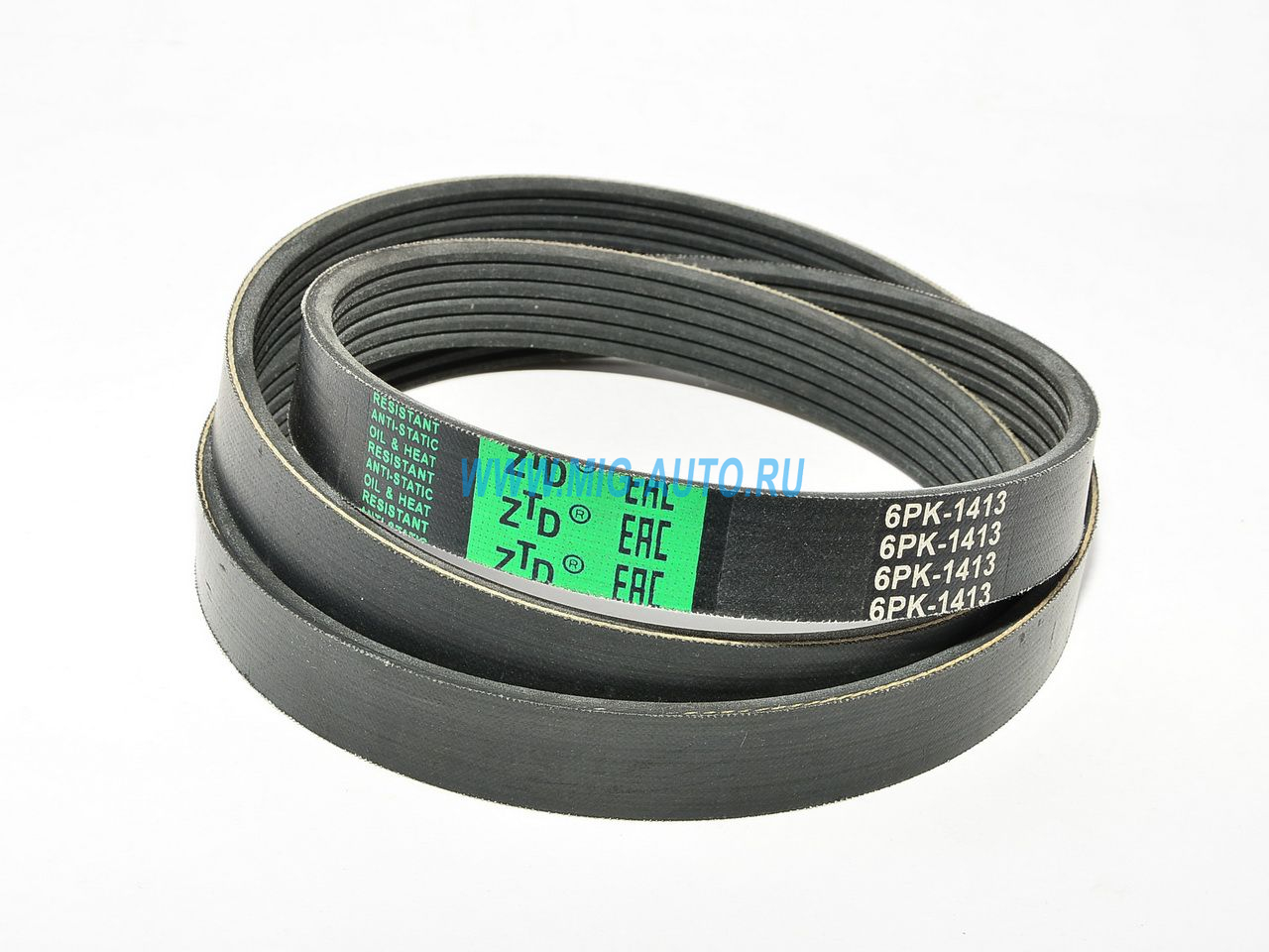Ремень 6РК-1413 генератора 53А, 53-2, ЗМЗ-53, УМЗ-451МГ / АВТОМАГНАТ -