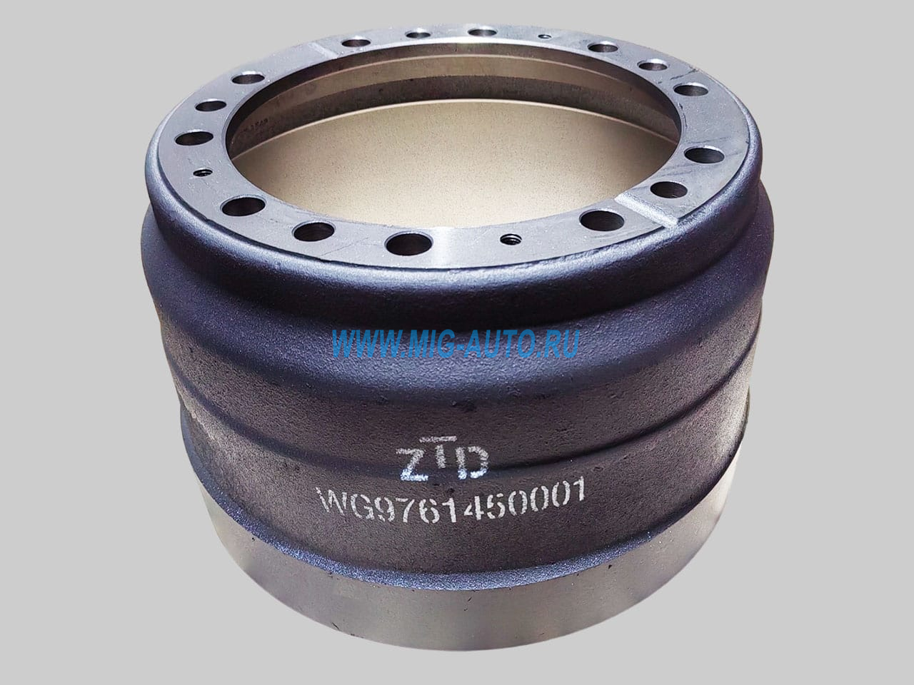 Барабан тормозной HOWO T5G MCP16 задний-42 (410*230, h-300, d-298/ 335) / ZTD WG9761450001
