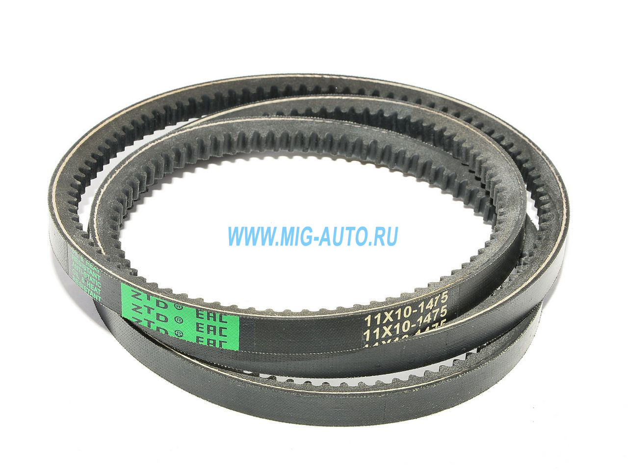 Ремень 1475 11x10 вентилятора зубчатый / ZTD 1475 11х10