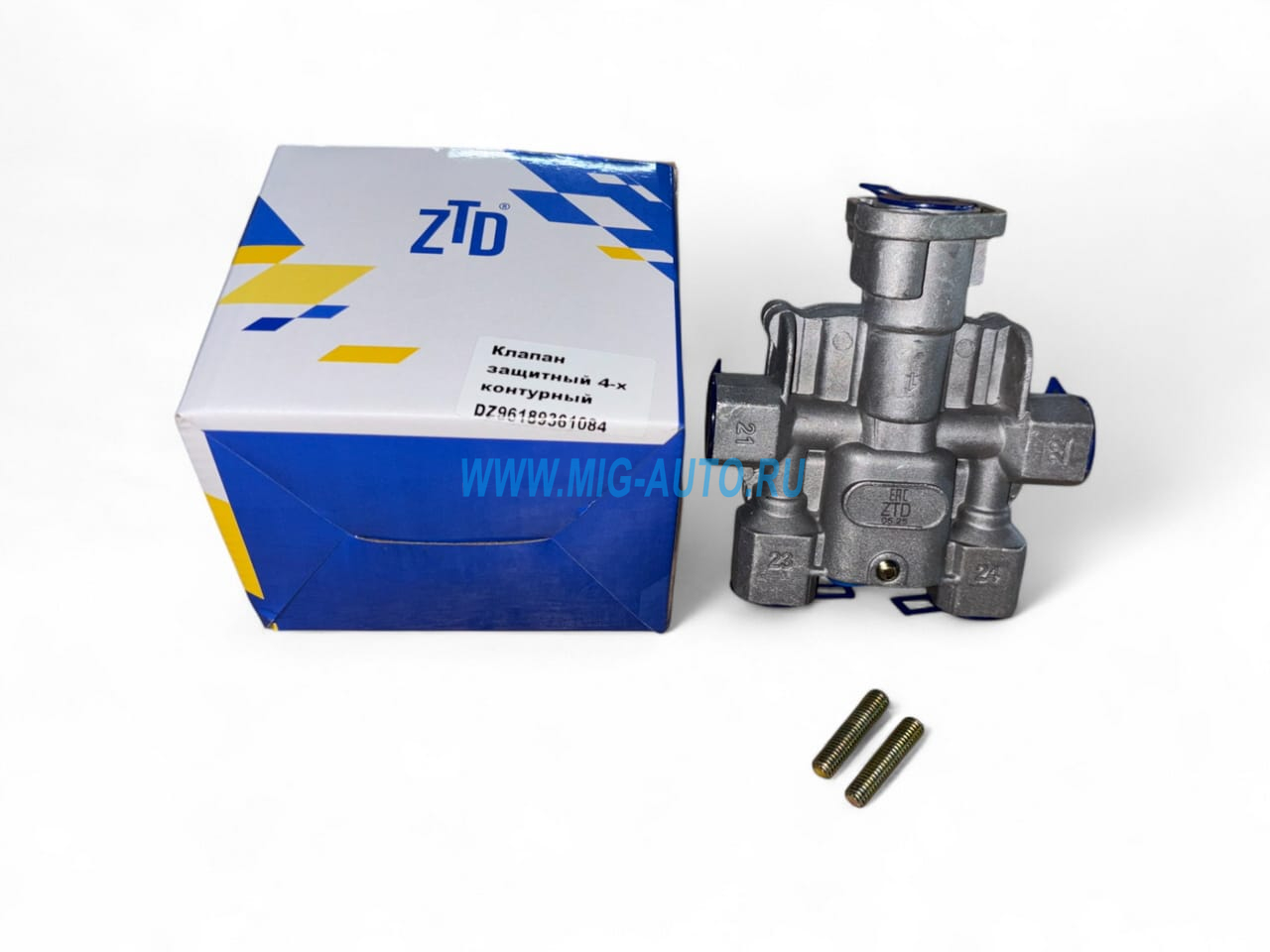 Клапан защитный 4-х контурный SHACMAN X3000 E5 (ан.DZ9347141610) / ZTD DZ96189361084