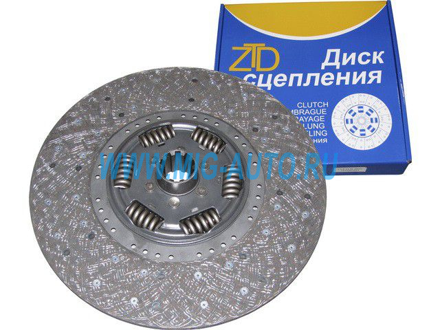 Диск сцепления ведомый (395мм) Камаз 4308 / ZTD 1878004094