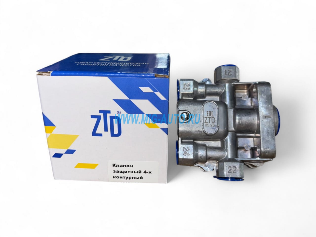 Клапан защитный 4-х контурный SHACMAN F3000, HOWO / ZTD 81.52151.6094