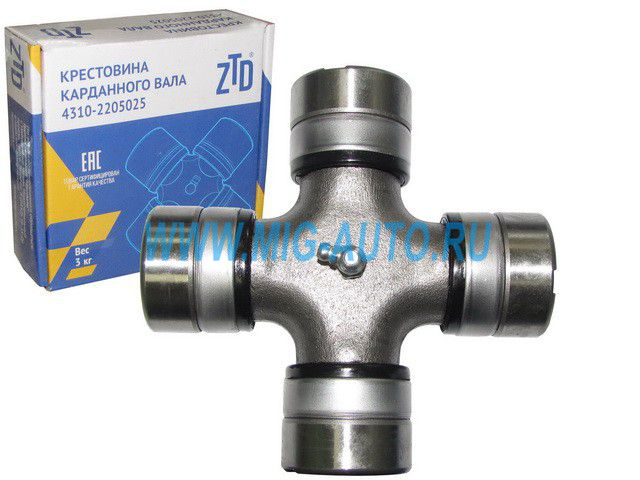 Крестовина карданного вала КамАЗ, МАЗ, КРАЗ, БелАЗ, МоАЗ (50*155) / ZTD 4310-2205025