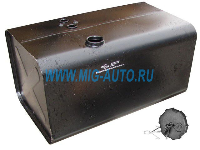Бак топливный 350л. (540х640х1050) голый крышка п/об, горл низ / КМЗ 5464-1101350-001