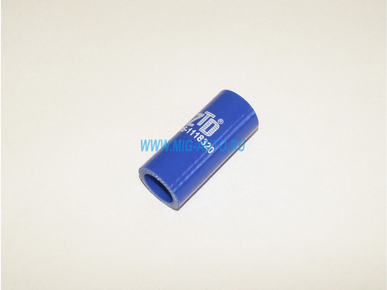 Патрубок ТКР (22х70) (синий силикон) / ZTD 7406-1118320