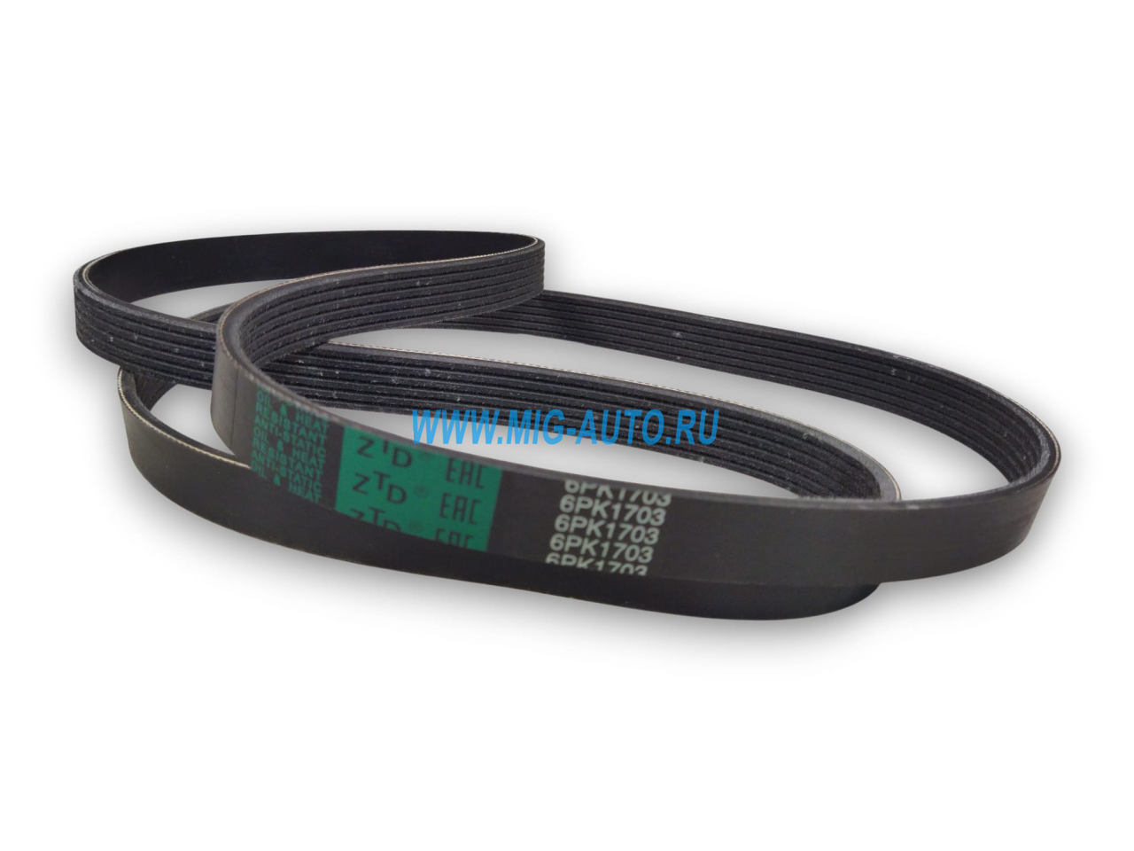 Ремень 6РК-1703  генератора поликлиновой / ZTD 6РК-1703