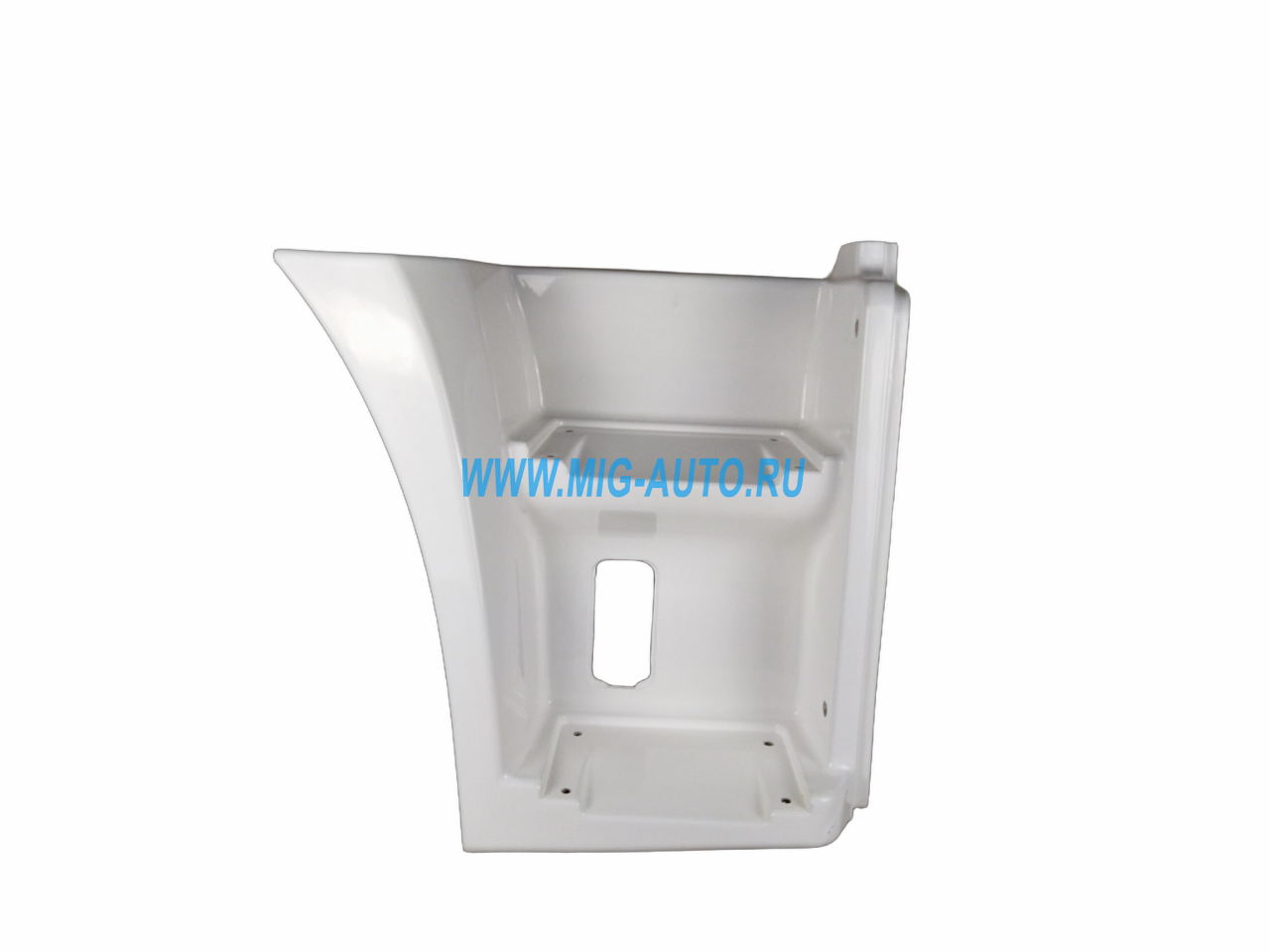 Щиток подножки правый (рестайлинговый) (белый) 63501-8405110-50