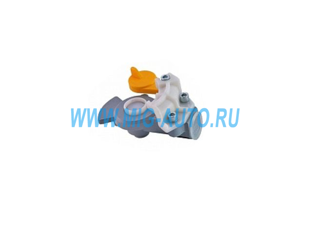 Головка ПАЛМ автомат с клапаном Желтая М22/ Автокомпонент + 16-3521411