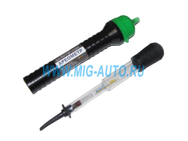 Ареометр универсальный (электролит+ тосол) в пласт. тубе с воронкой -