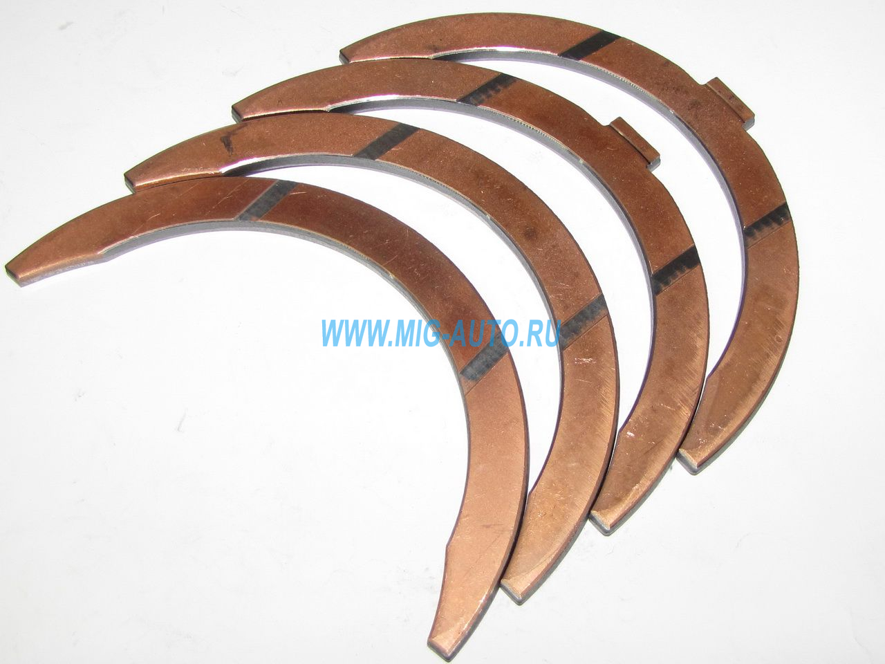 Полукольца коленвала Р0 омедненные 740-1005183/184