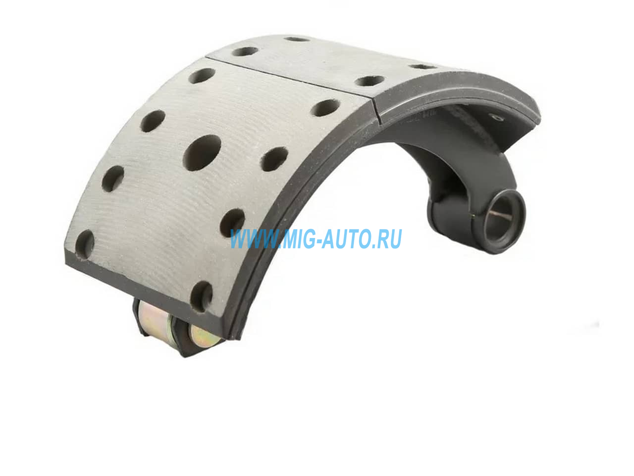 Колодка тормозная МАЗ 4370 задняя левая / правая (к-т из 2-х шт.) (в коробке) / Завод АТИ 4370-3502090/091