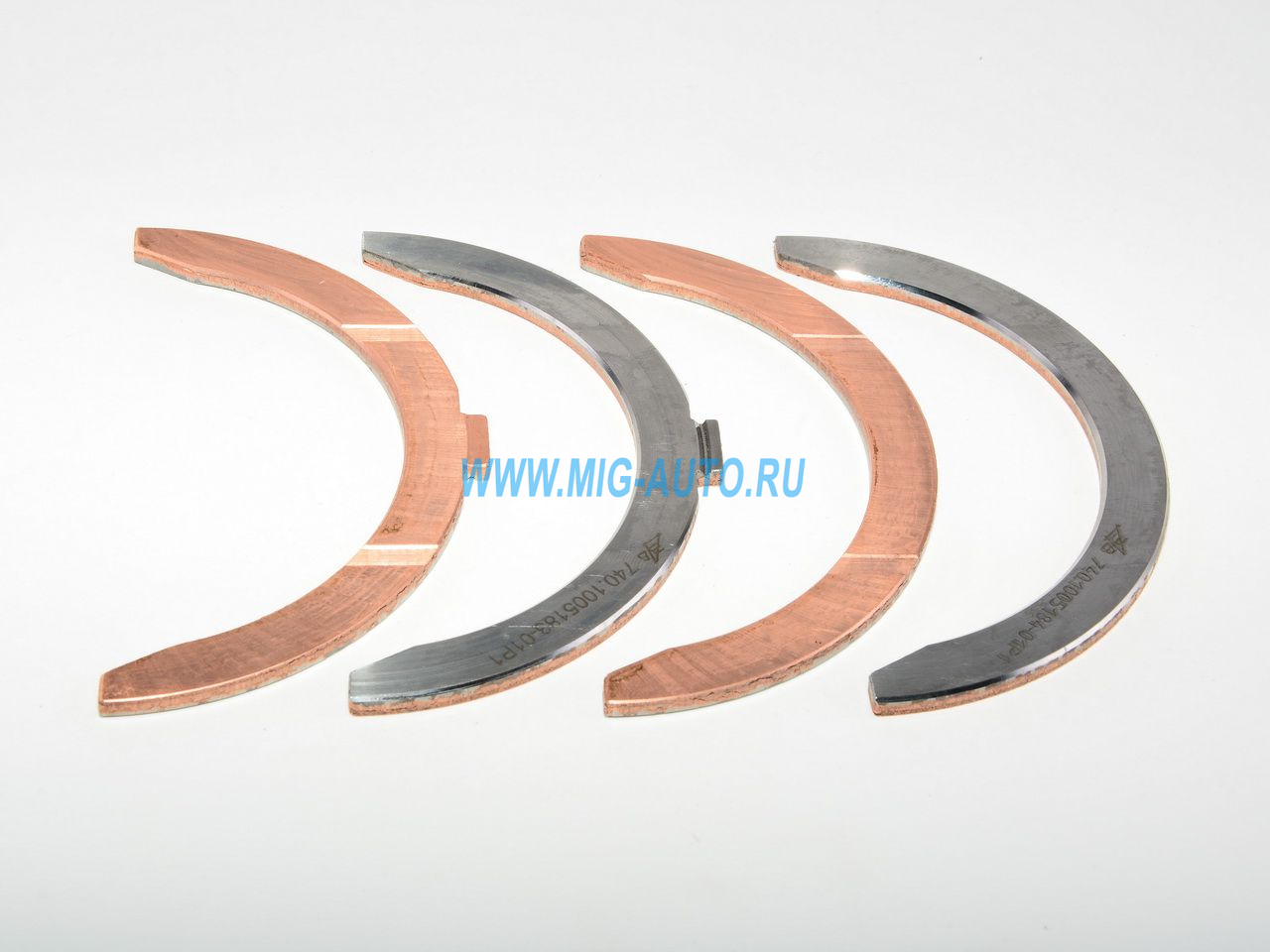 Полукольца коленвала Р1 омедненные / Димитровград 740-1005183/184