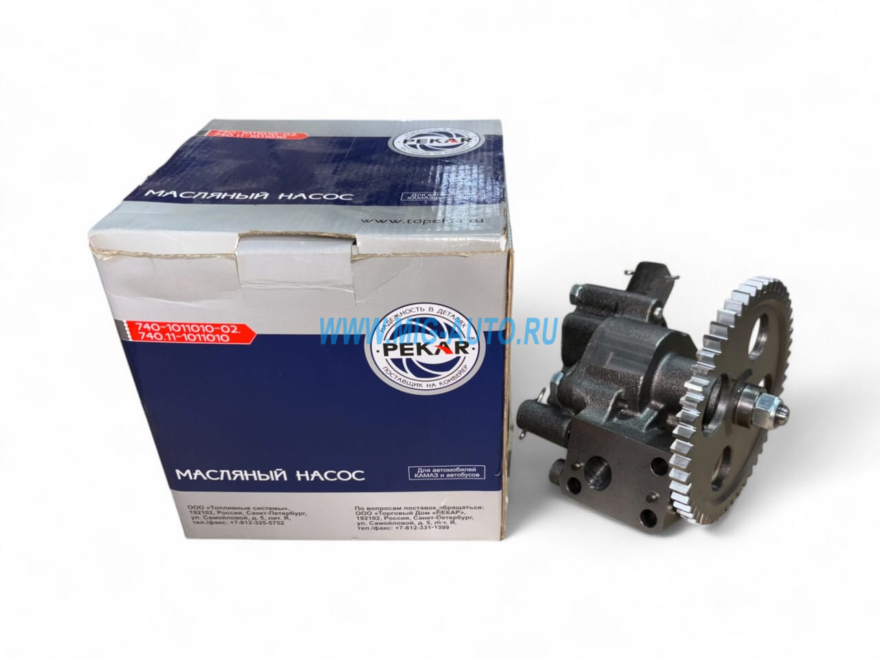 Насос масляный Евро с шестерней / PEKAR 740.11-1011010