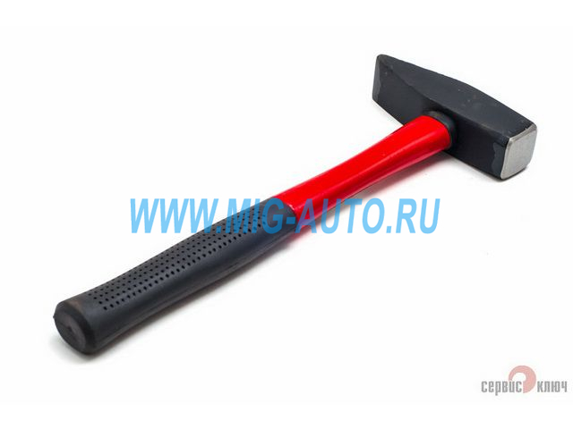 Молоток 1000гр. с фиберглассовой ручкой (квадратный боек) 75410