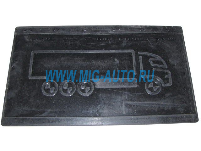 Брызговик задний МАЗ резина (39,5*68) 54321-8511111