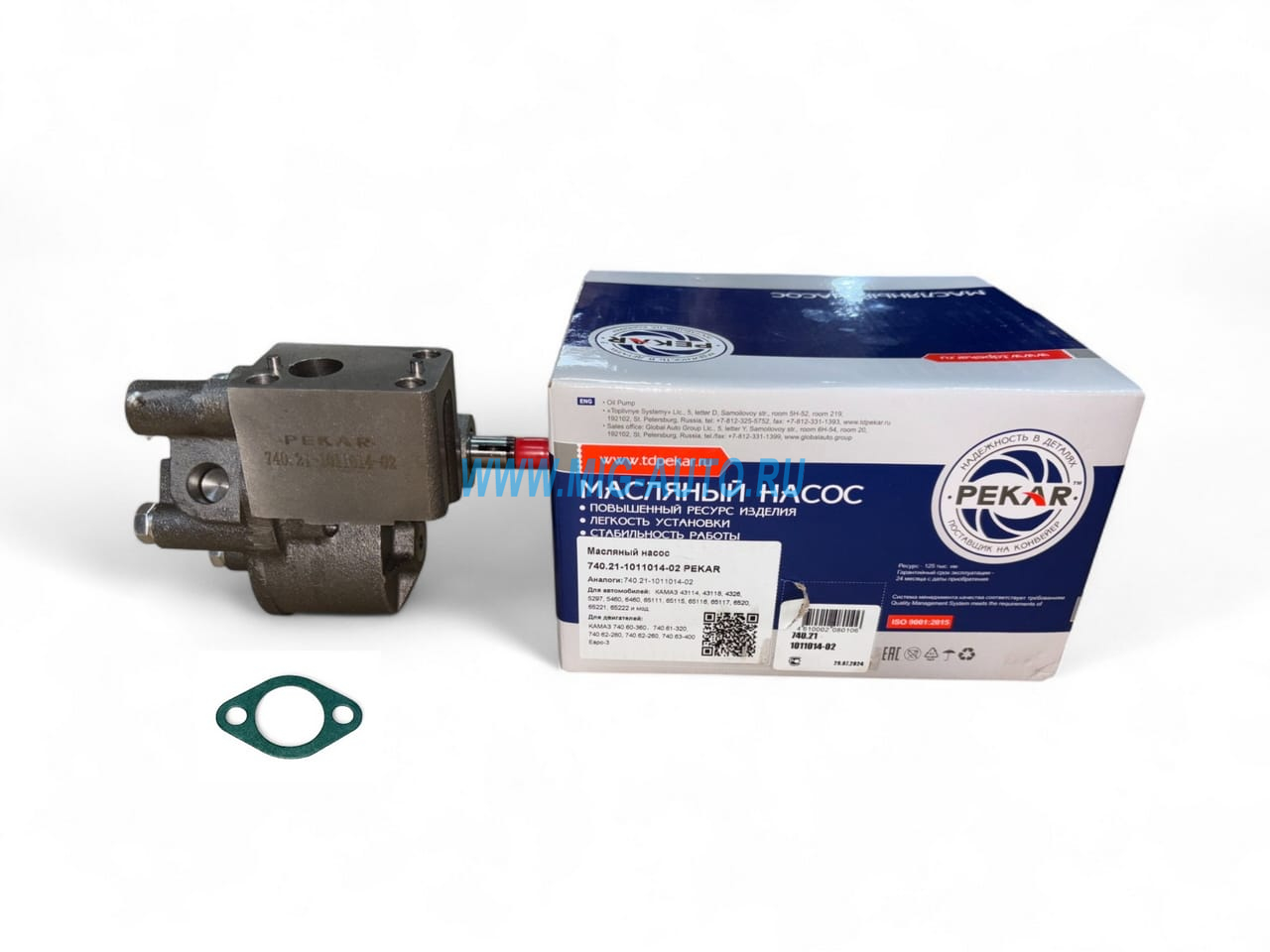 Насос масляный Евро-3 без шестерни / PEKAR 740.21-1011014-02