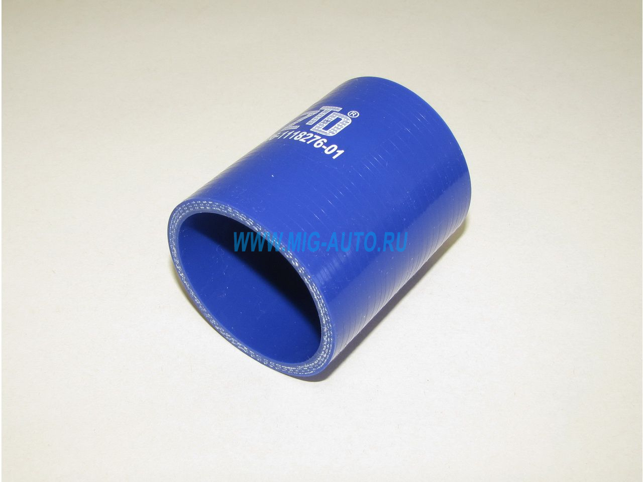 Патрубок ТКР (50х70) (синий силикон) / ZTD 7406-1118276-01